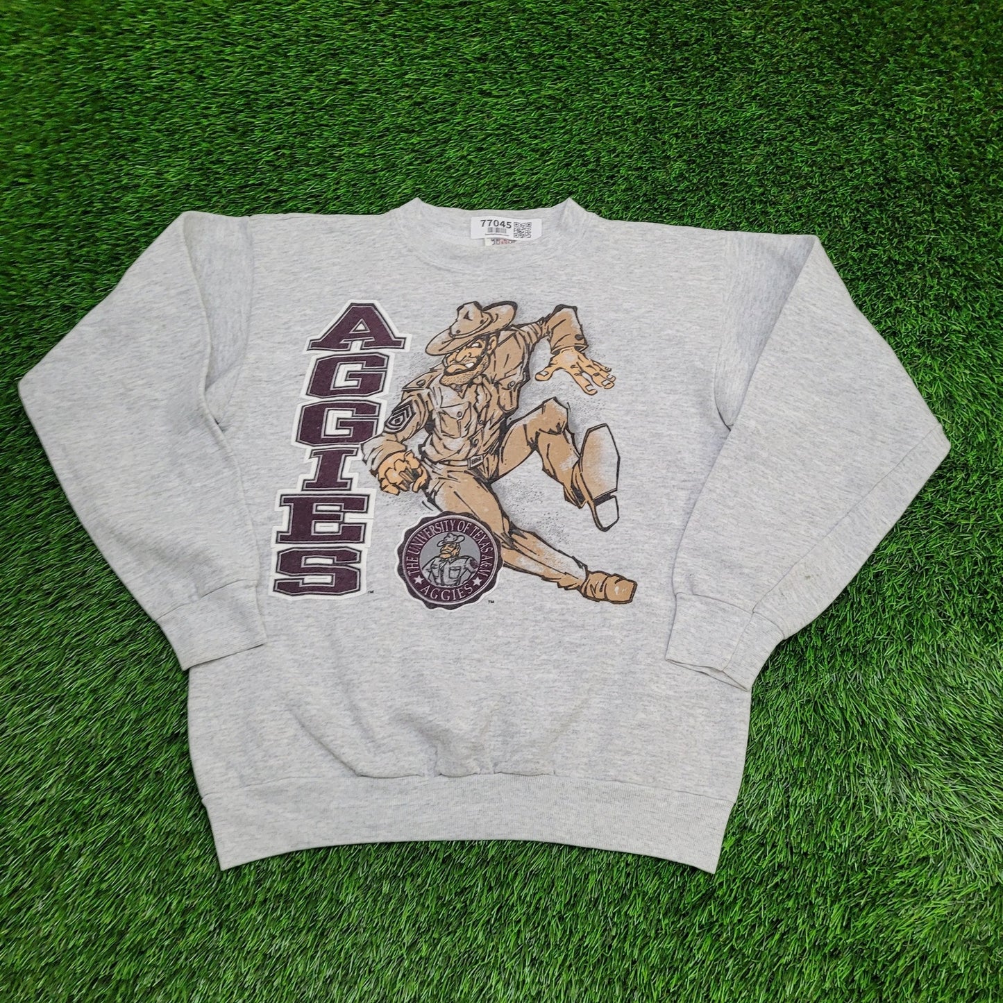 Vintage Texas A&M Aggies Sweatshirt Womens Large 20x24 USA