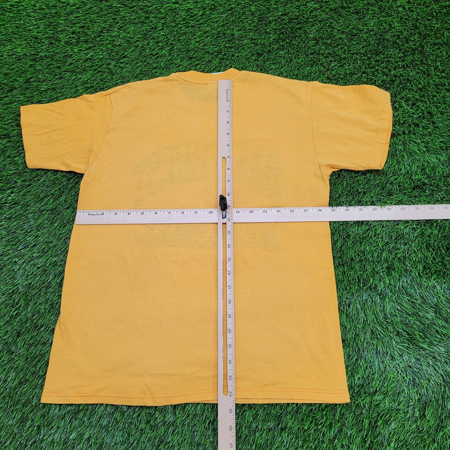 Vintage Stedman Shirt S/M 19x24 Yellow