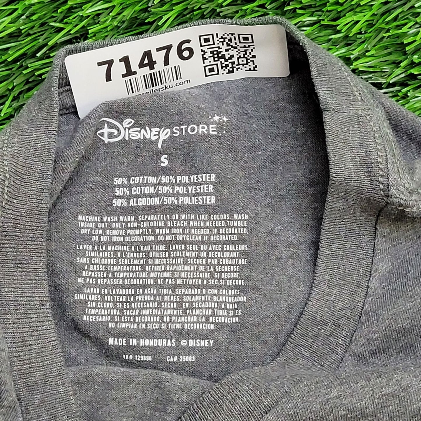 Disney Mickey Shirt Small 20x24 Baggy Gray