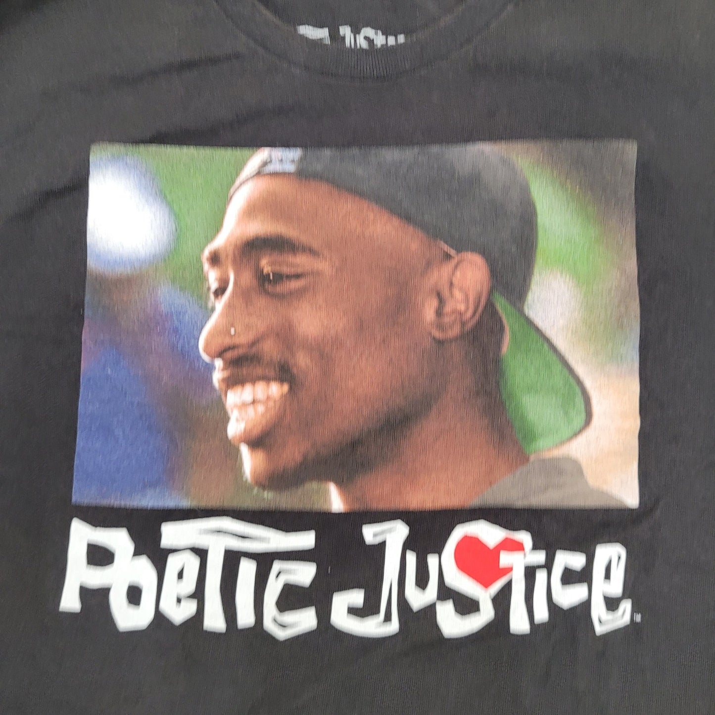 2PAC Tupac Shakur Shirt Womens Large 21x27 Black