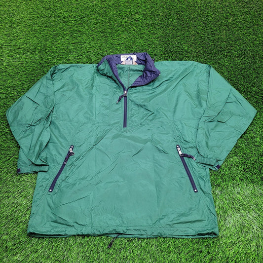 EMS Eastern-Mountain-Sport Windbreaker Jacket XL 27x32 Green