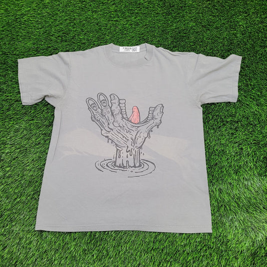 Vintage Y2K Incubus Rock Shirt Medium 20x24 Gray