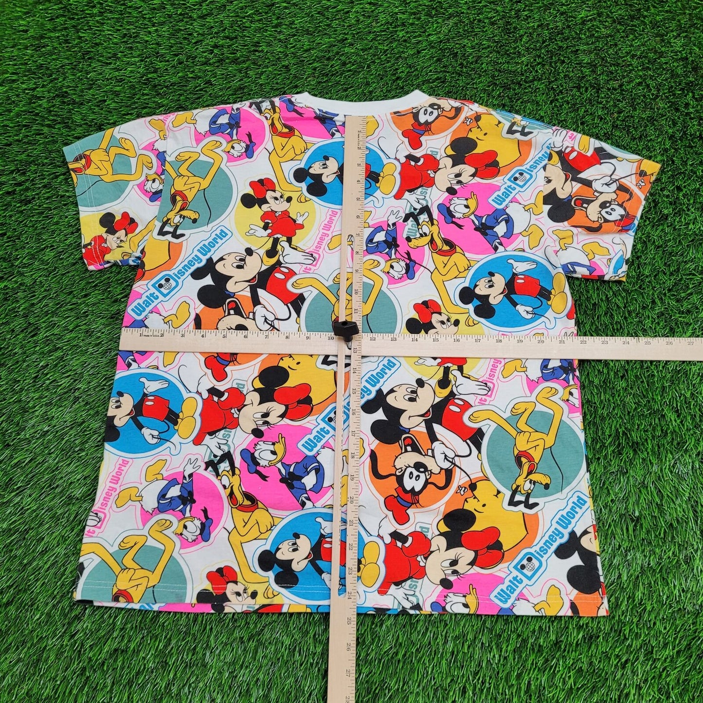 Disney AOP Shirt Womens Medium 22x24 Oversized