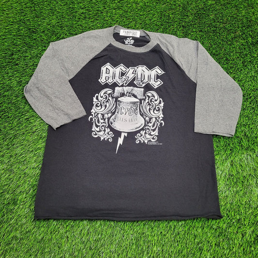 ACDC Hells-Bell Shirt Large 21x27 Black Gray