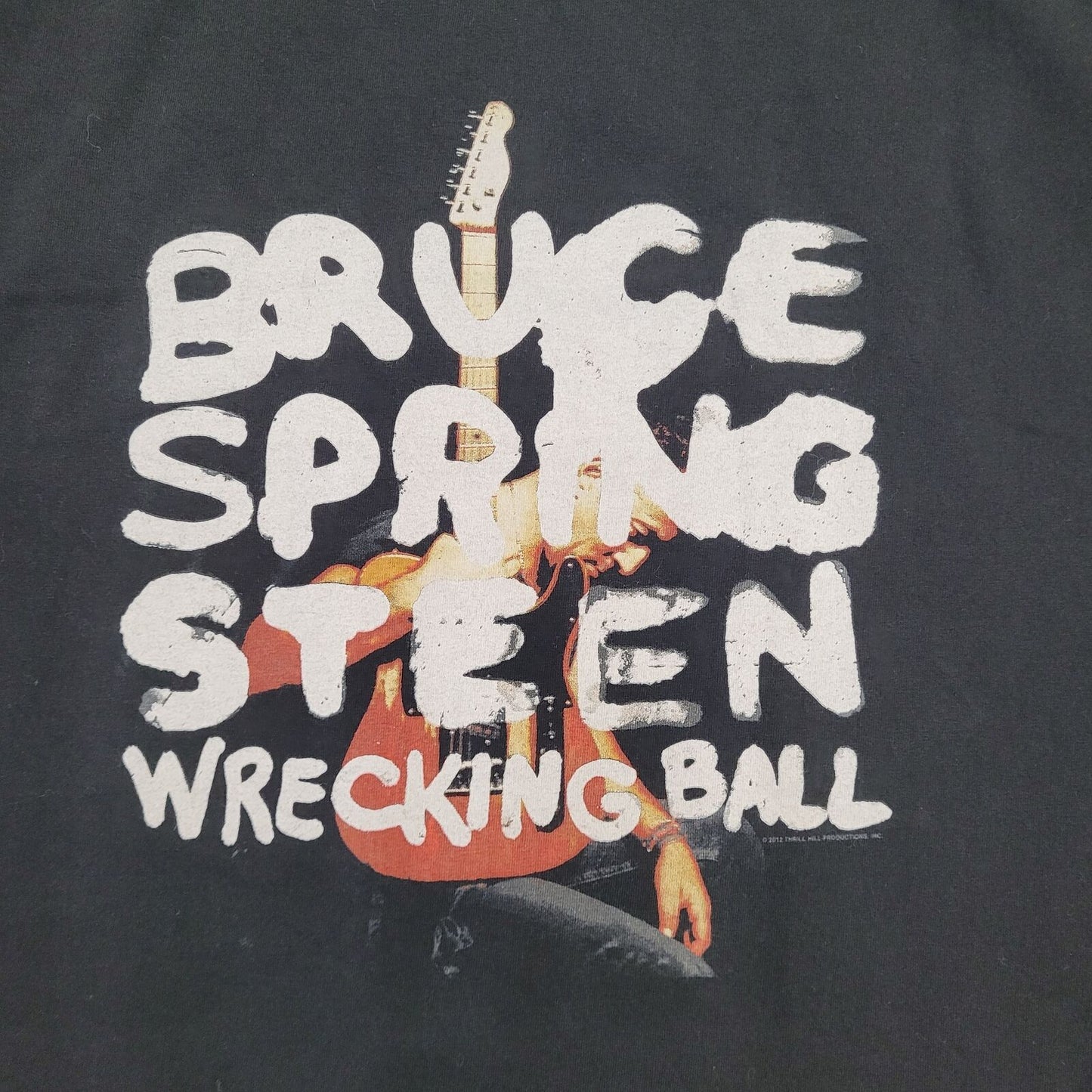 Bruce-Springsteen Shirt Large 21x29 Black