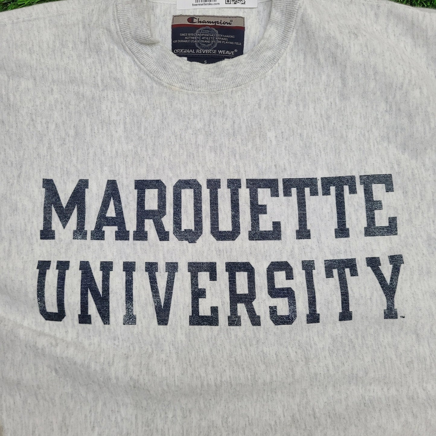 Champion Marquette-University Sweatshirt Small 22x25 Gray