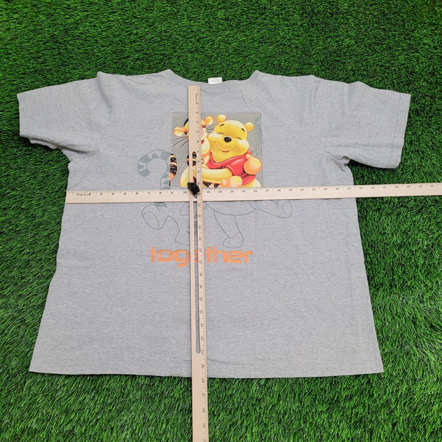 Vintage Y2K Winnie-The-Pooh Shirt Womens 2XL 24x26 Gray