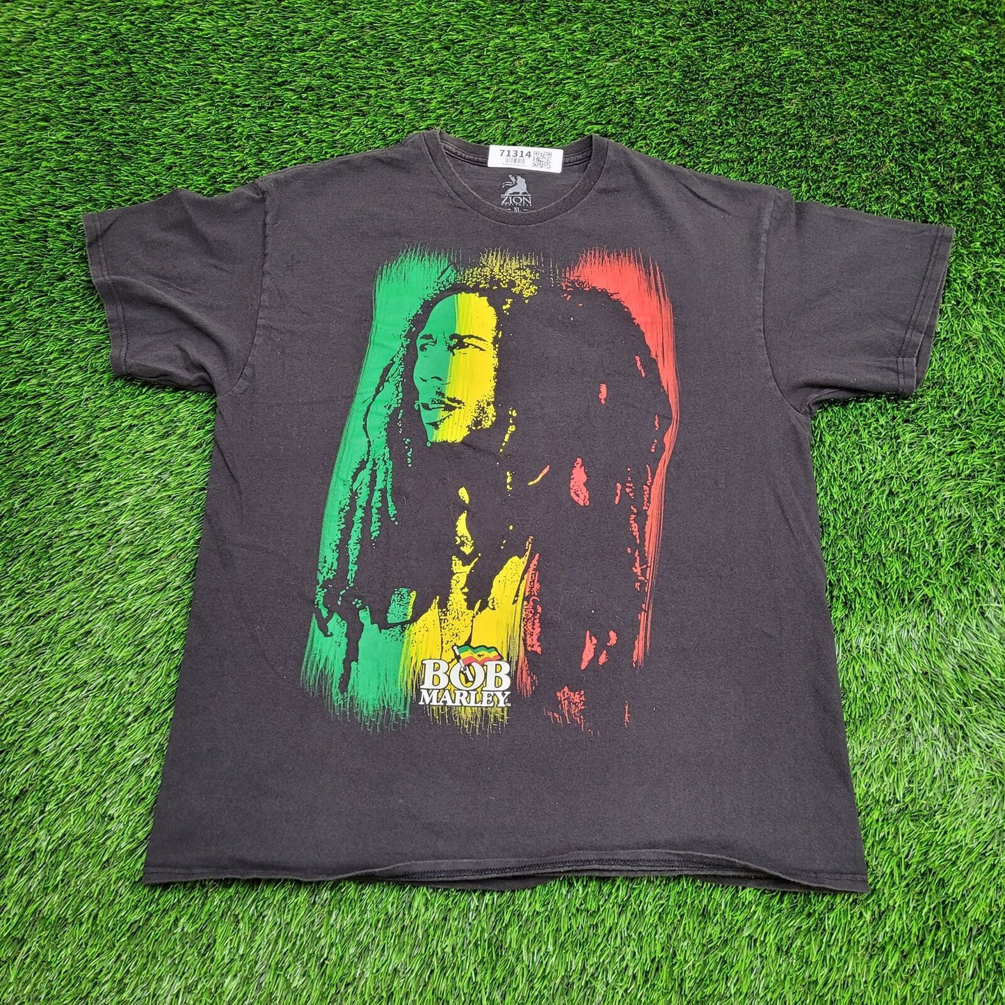 Bob-Marley Shirt XL 22x28 Jamaican Reggae