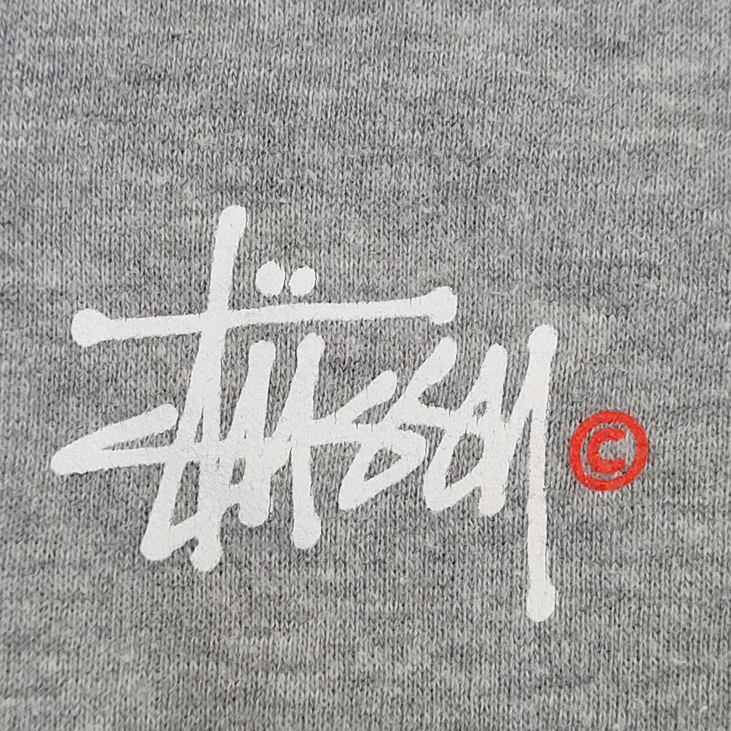 Vintage Stussy Zip Hoodie XL/2XL 24x27 Gray