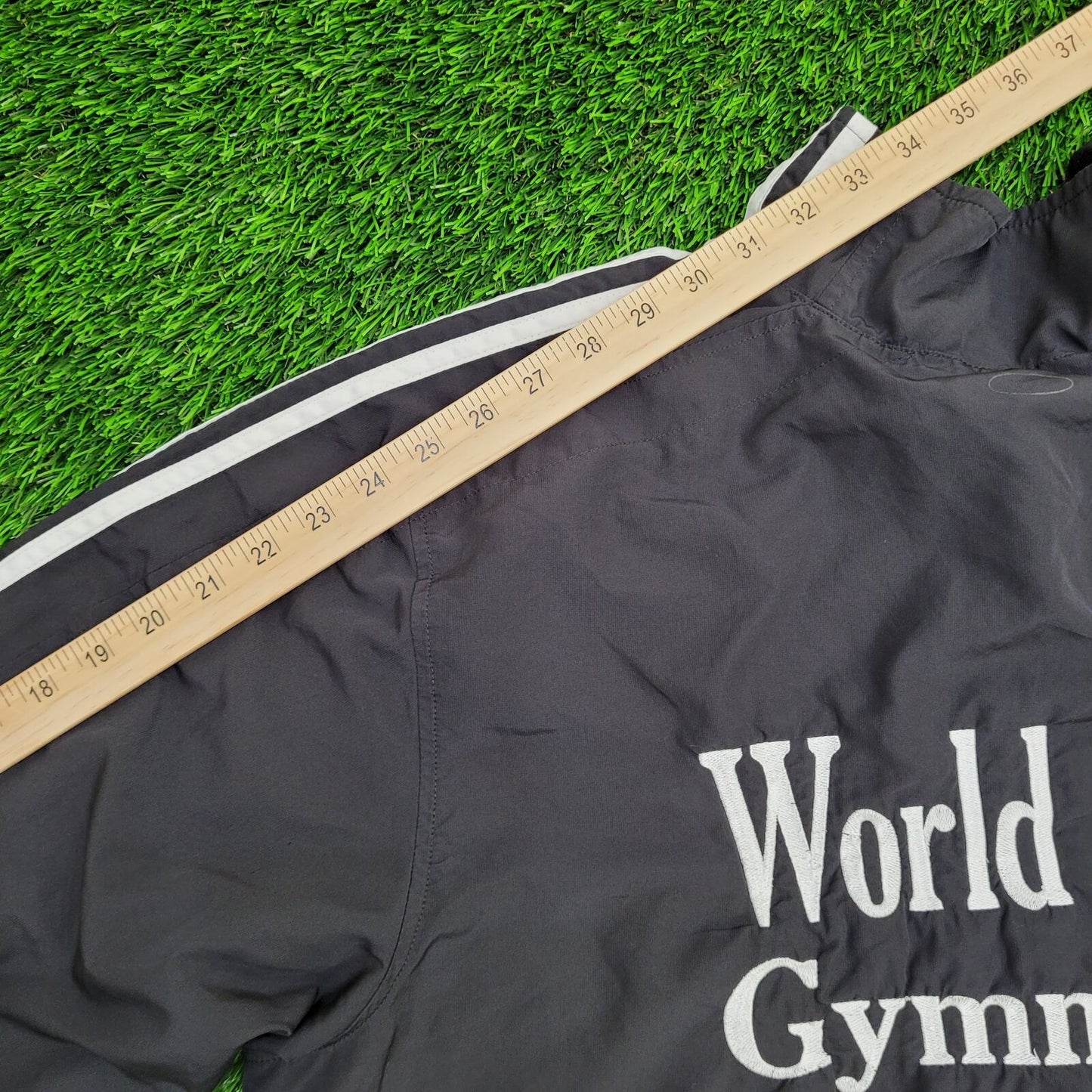 ADIDAS Gymnastics Windbreaker Jacket Large 25x27 Windbreaker