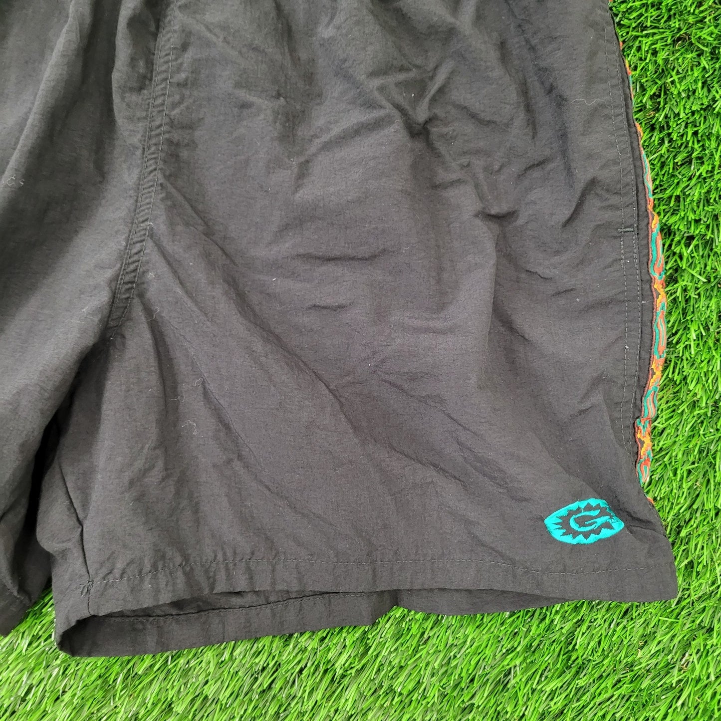 Vintage Y2K Gotcha Swim Shorts Large 30x5 Black