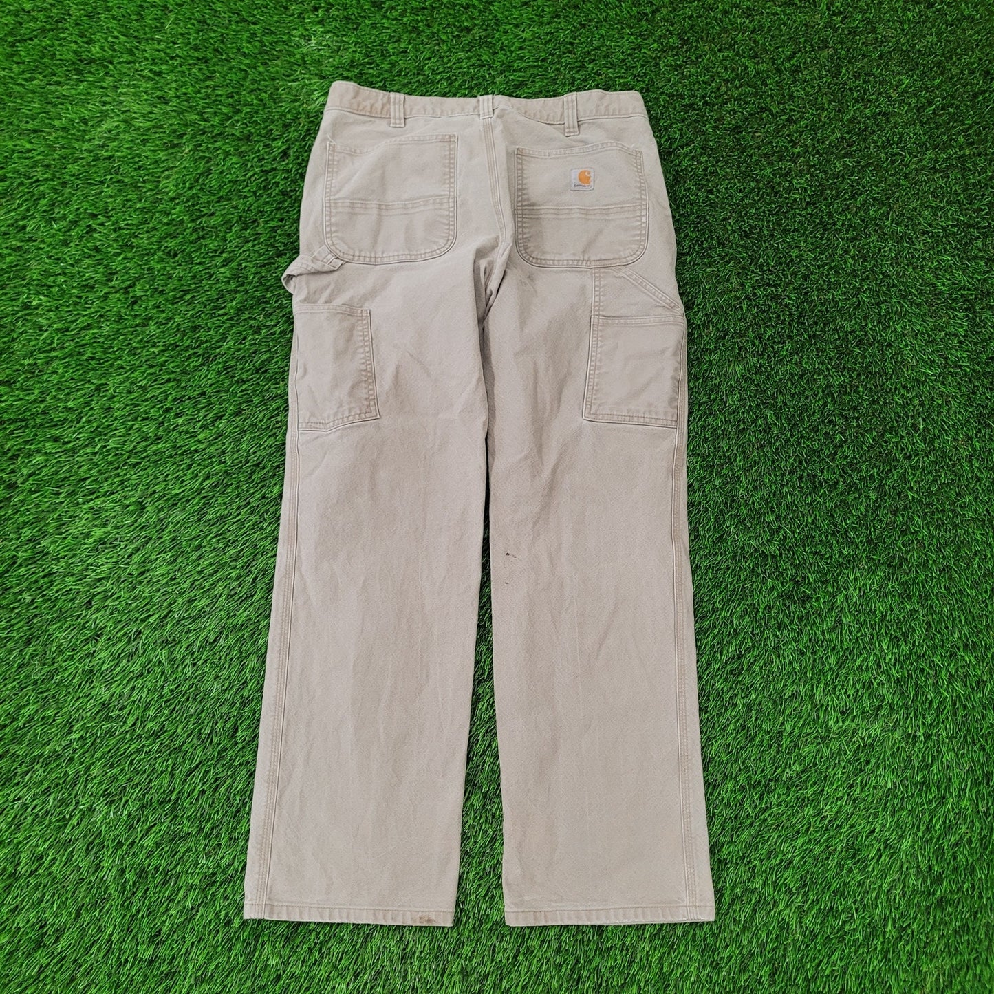 Carhartt Rugged-Flex Carpenter Pants 34x31 Canvas Greige