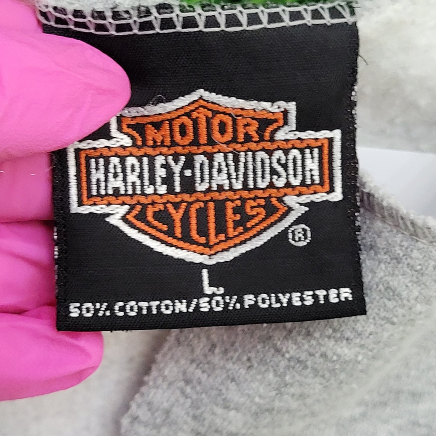 Vintage St-Paul Harley-Davidson Sweatshirt Medium 20x27 Gray