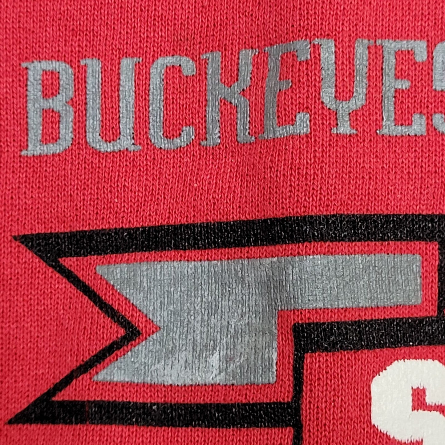 Vintage Ohio-State Buckeyes Sweatshirt Womens XL 23x24 Baggy