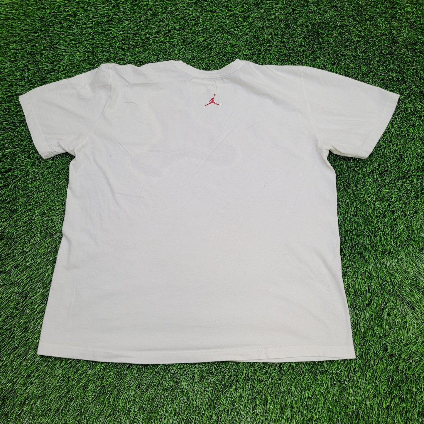 Air-Jordan Shirt XL 23x25 White Jump-Man Basketball