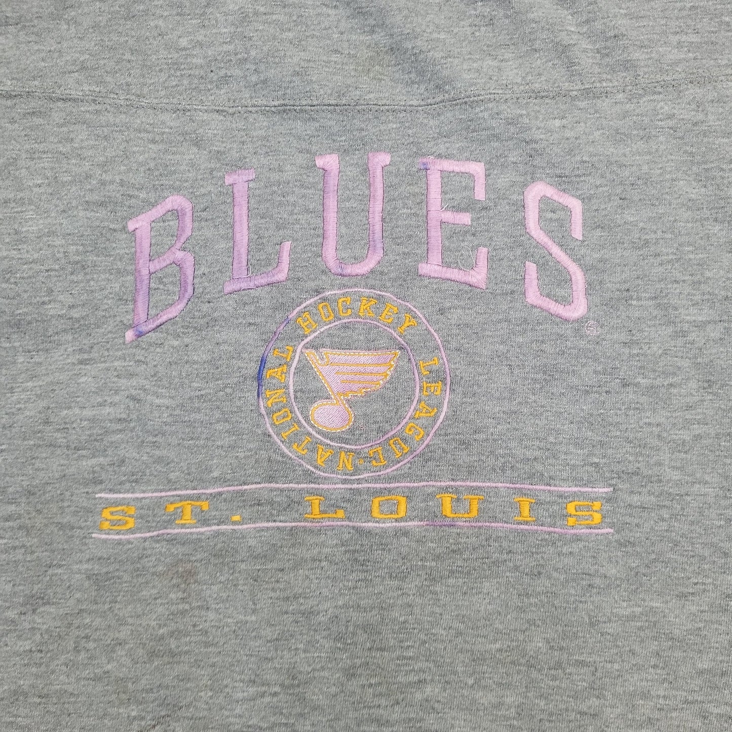 Vintage St-Louis Blues Hockey Sweatshirt 2XL 28x29 Baggy