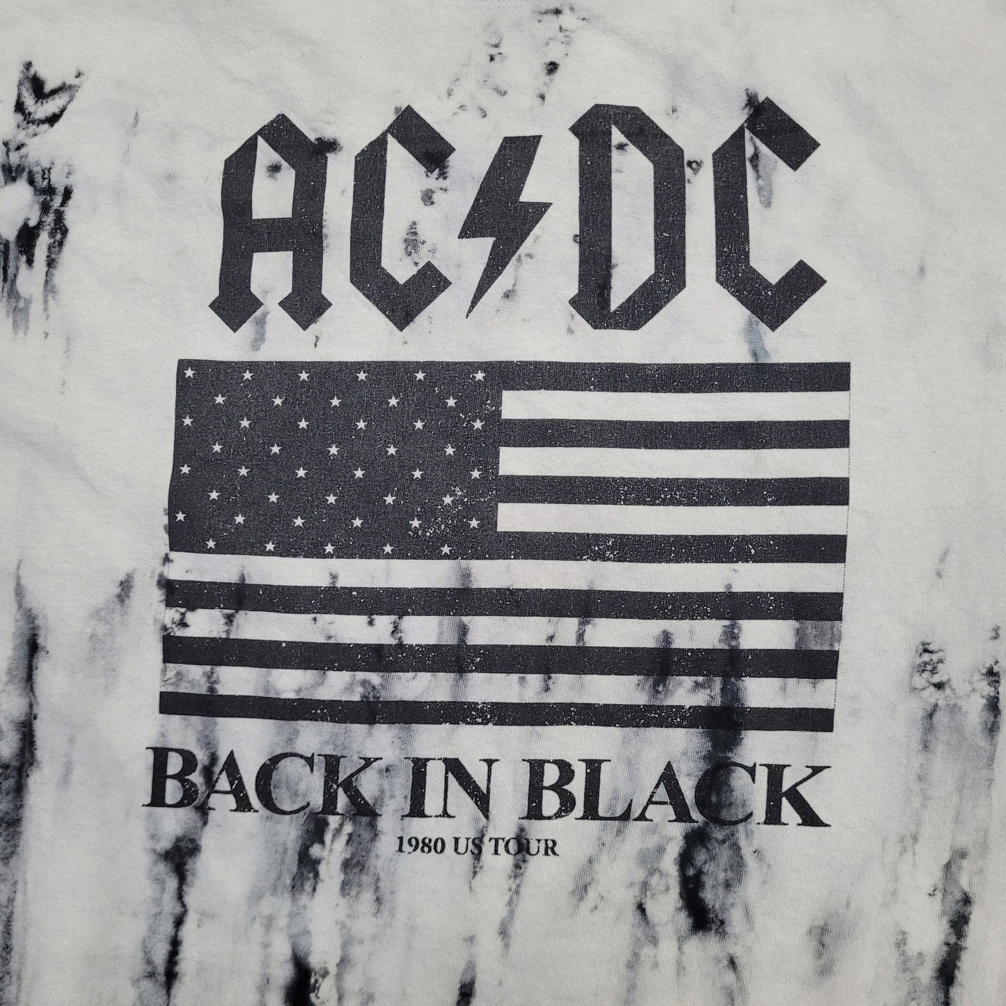 ACDC Shirt Womens XL 23x26 Back-In-Black