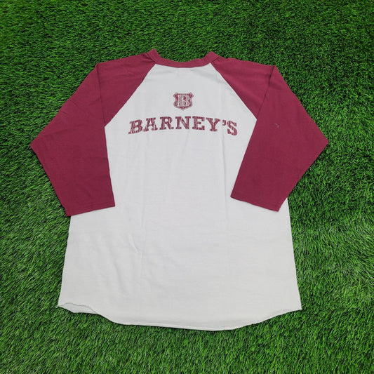 Barneys Crest Raglan Shirt L