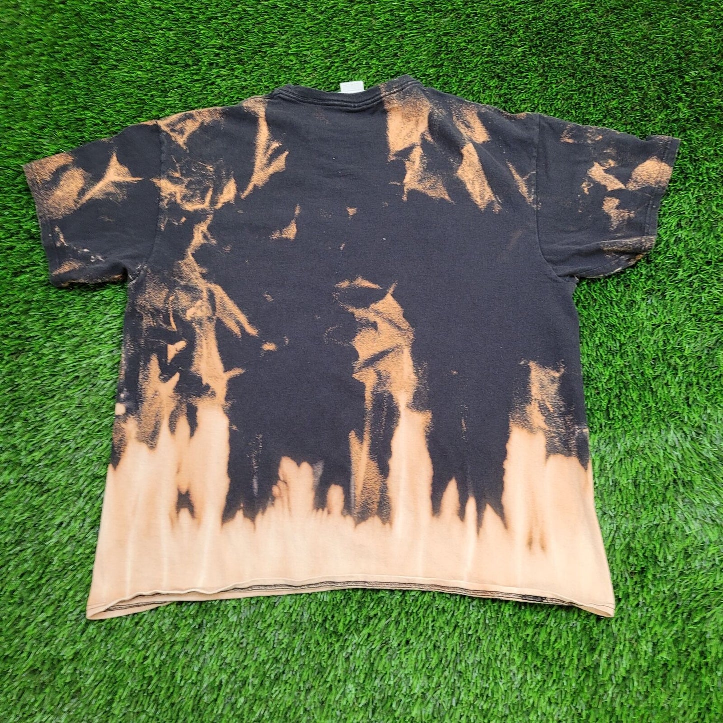 Vintage Y2K Goat Shirt XL 23x26 Bleached Black