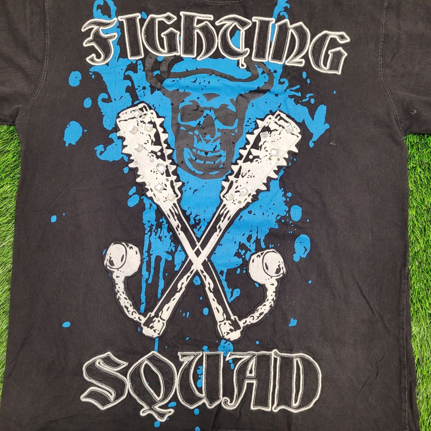 Fighting Squad Gothic Grunge Shirt XL 24x31 Black