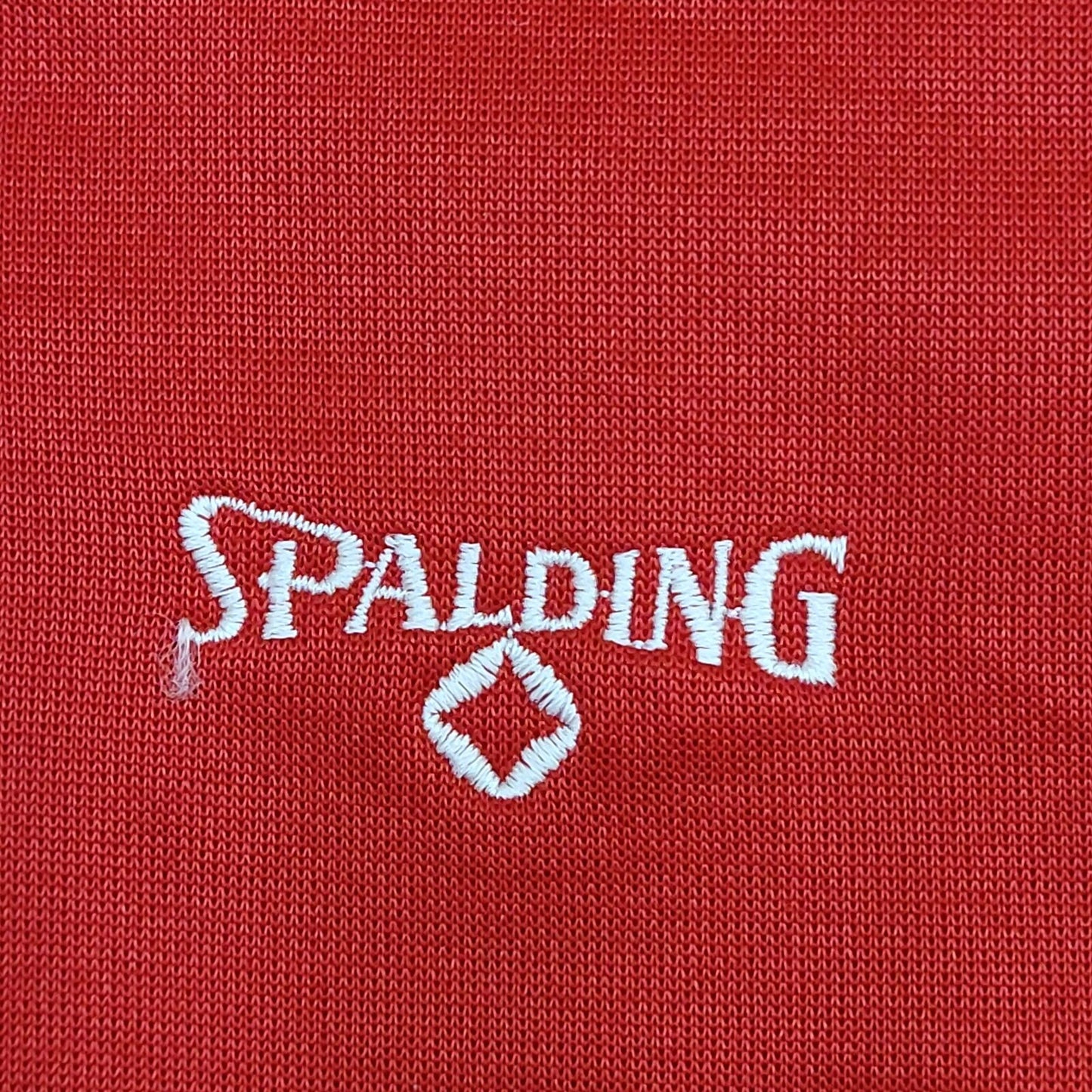 Vintage Spalding Track Jacket Womens Medium 20x21 Red Blue