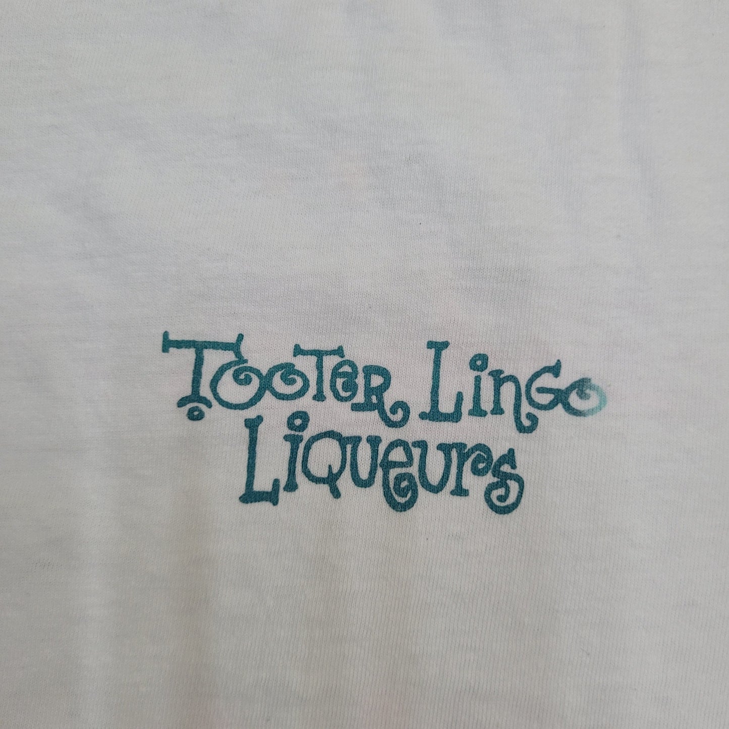 Vintage Tooter-Lingo-Liqueurs Winery Shirt Medium 20x24 USA