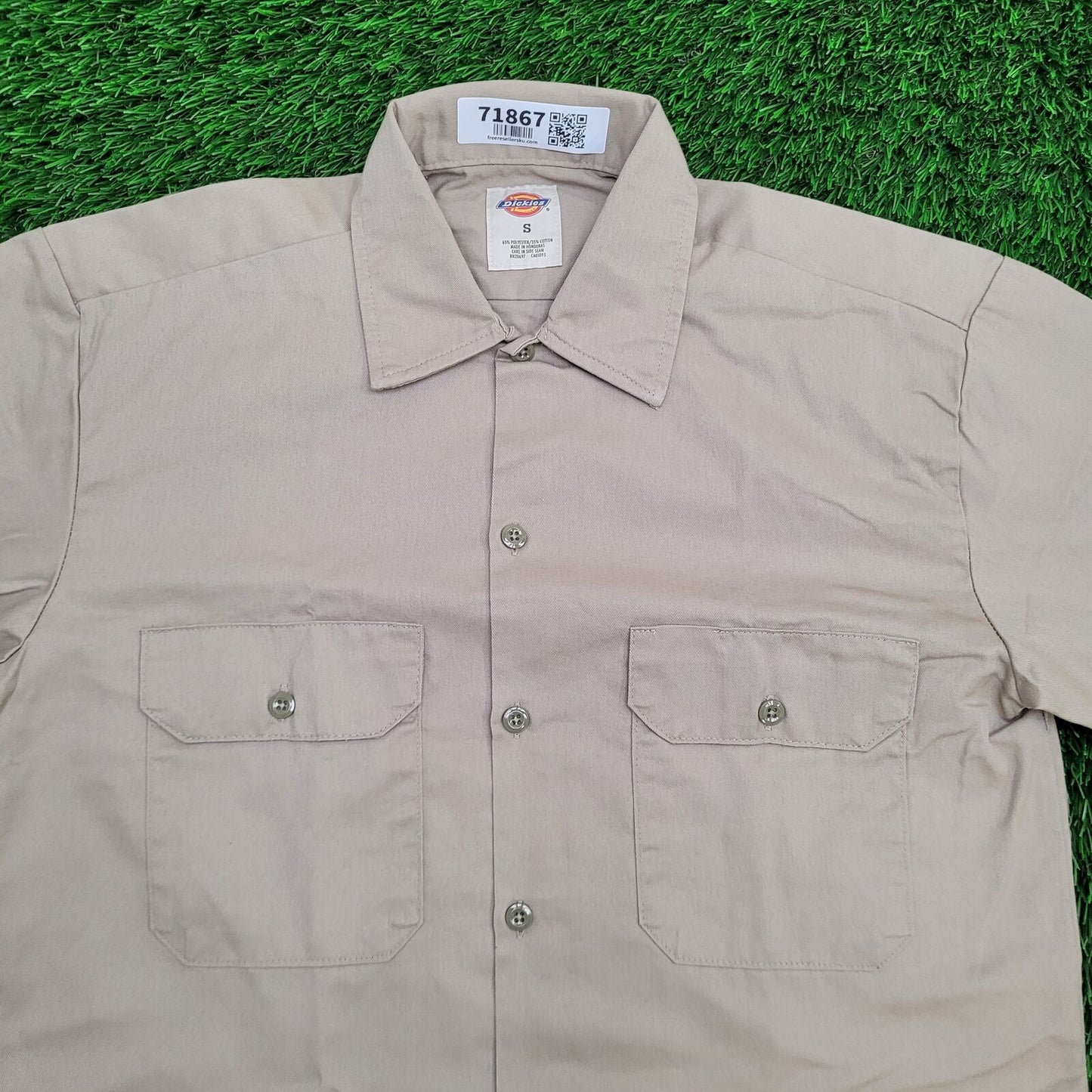 DICKIES Button Shirt Small 21x30 Baggy