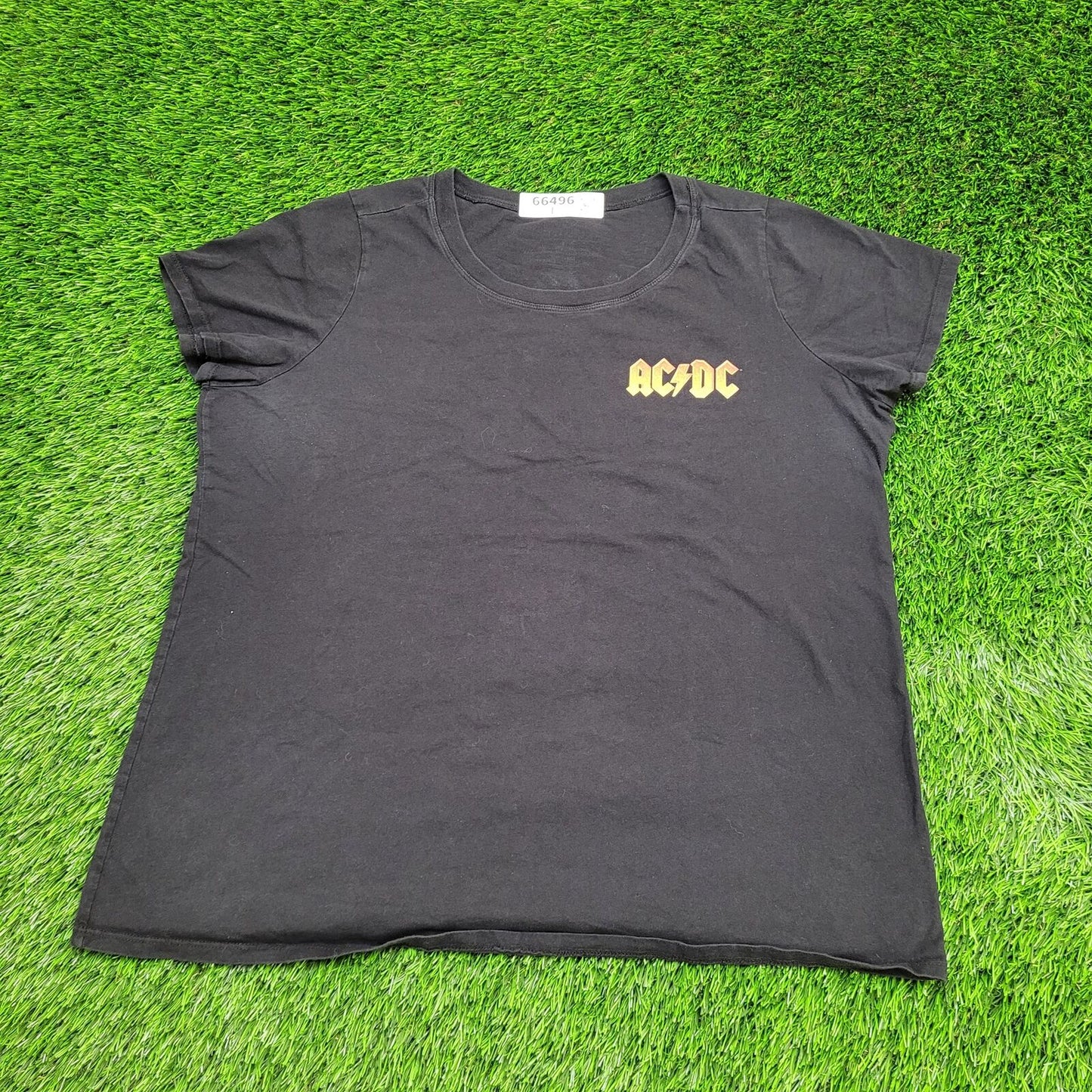 ACDC Lightning Shirt Womens XL 22x25 Black