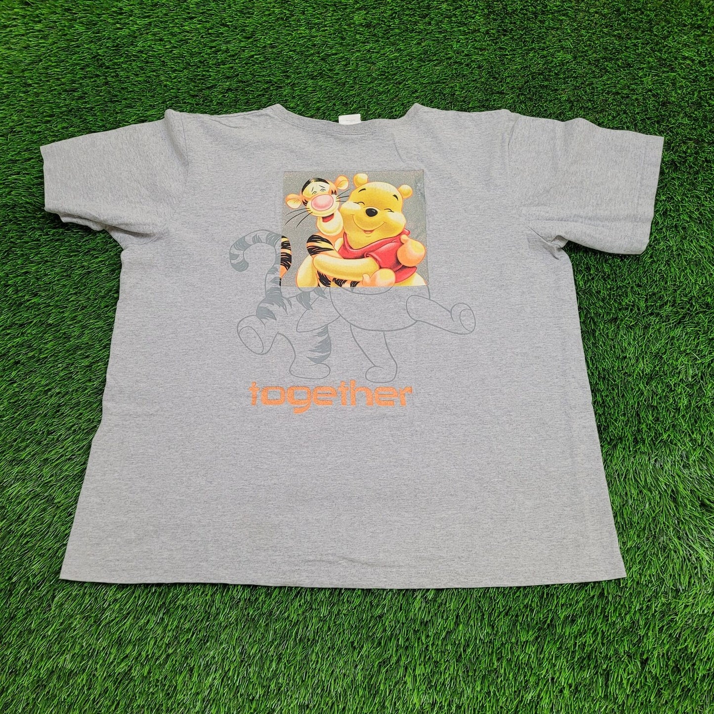 Vintage Y2K Winnie-The-Pooh Shirt Womens 2XL 24x26 Gray