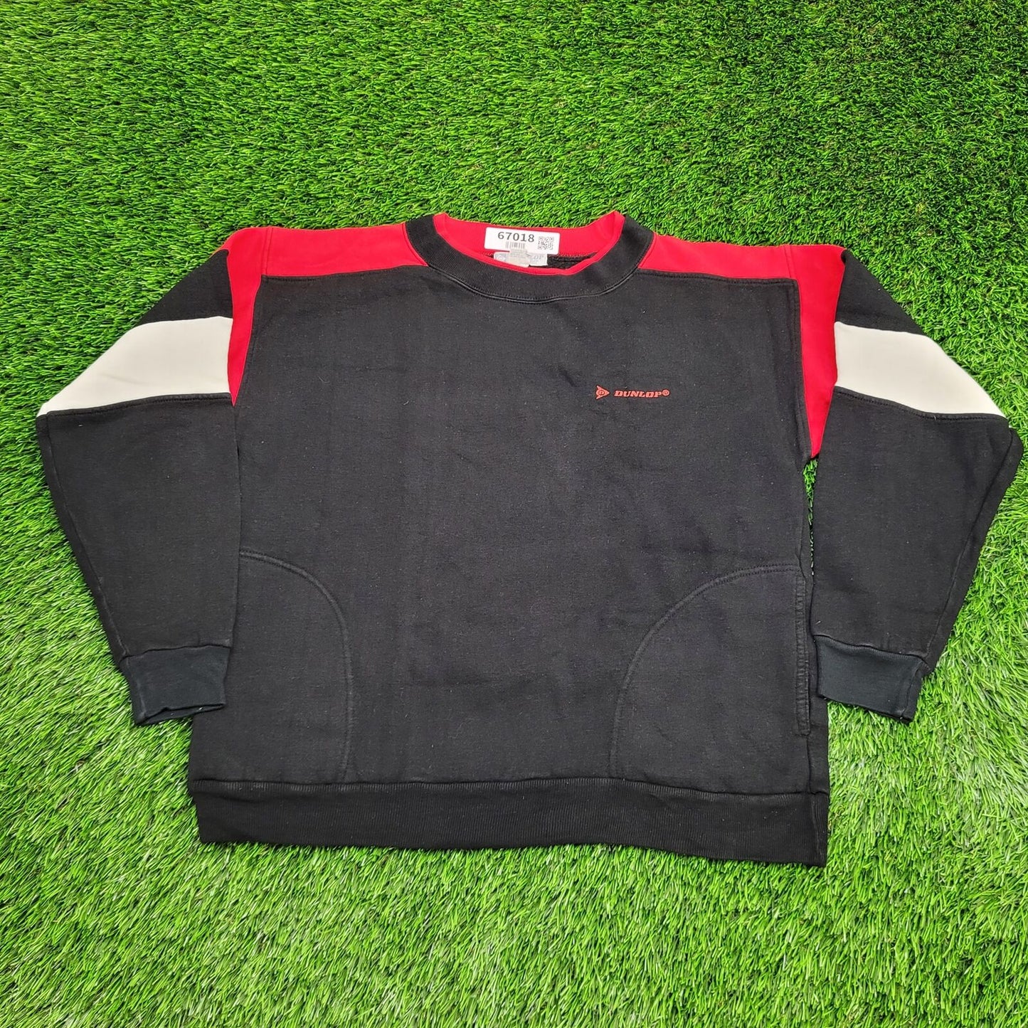 DUNLOP Sweatshirt S/M 21x22 Black Red