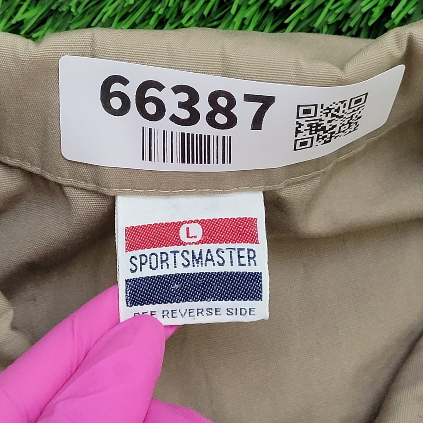 Vintage Sportsmaster Jacket Large 24x25 Beige