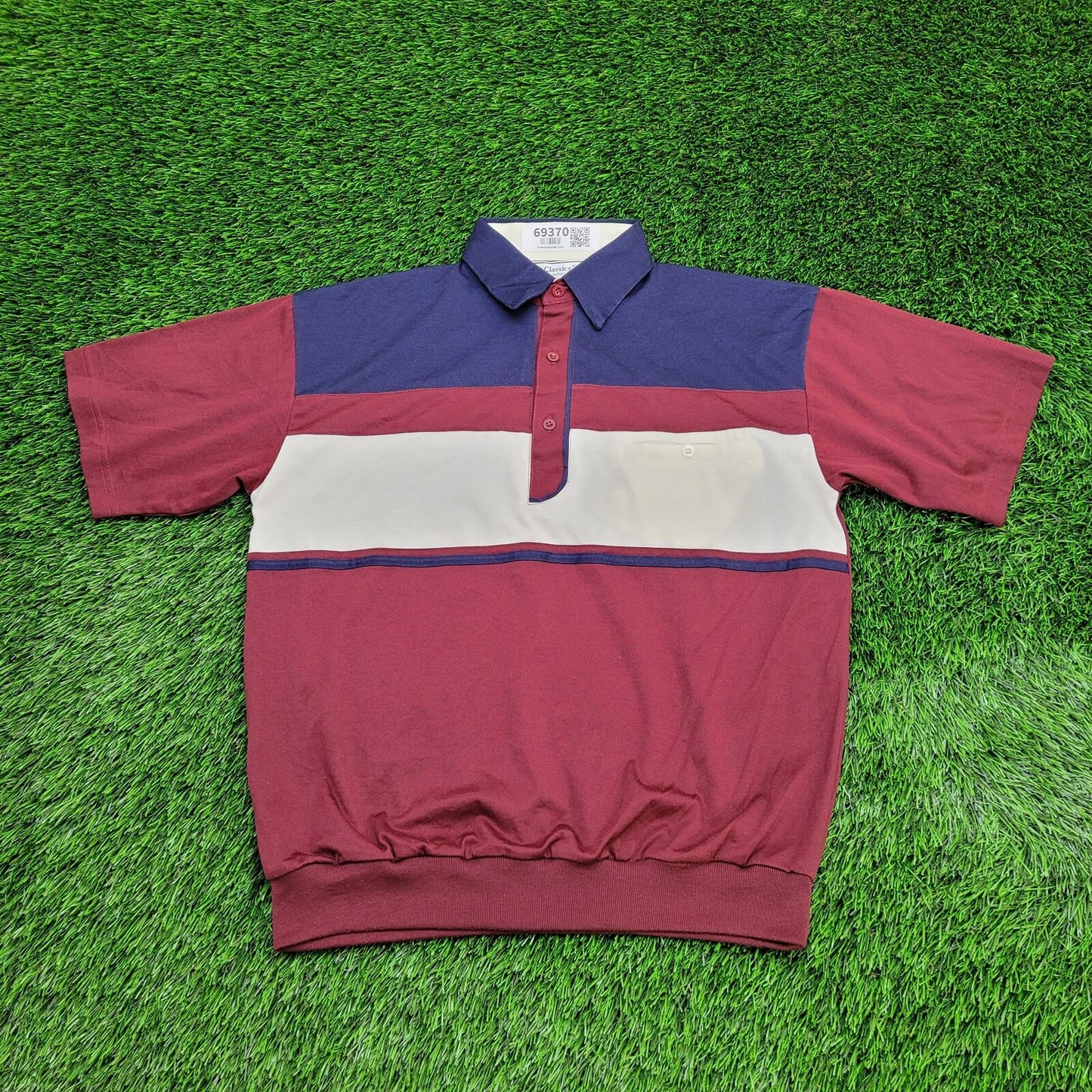 Classic Polo Shirt Medium 20x24 Burgundy