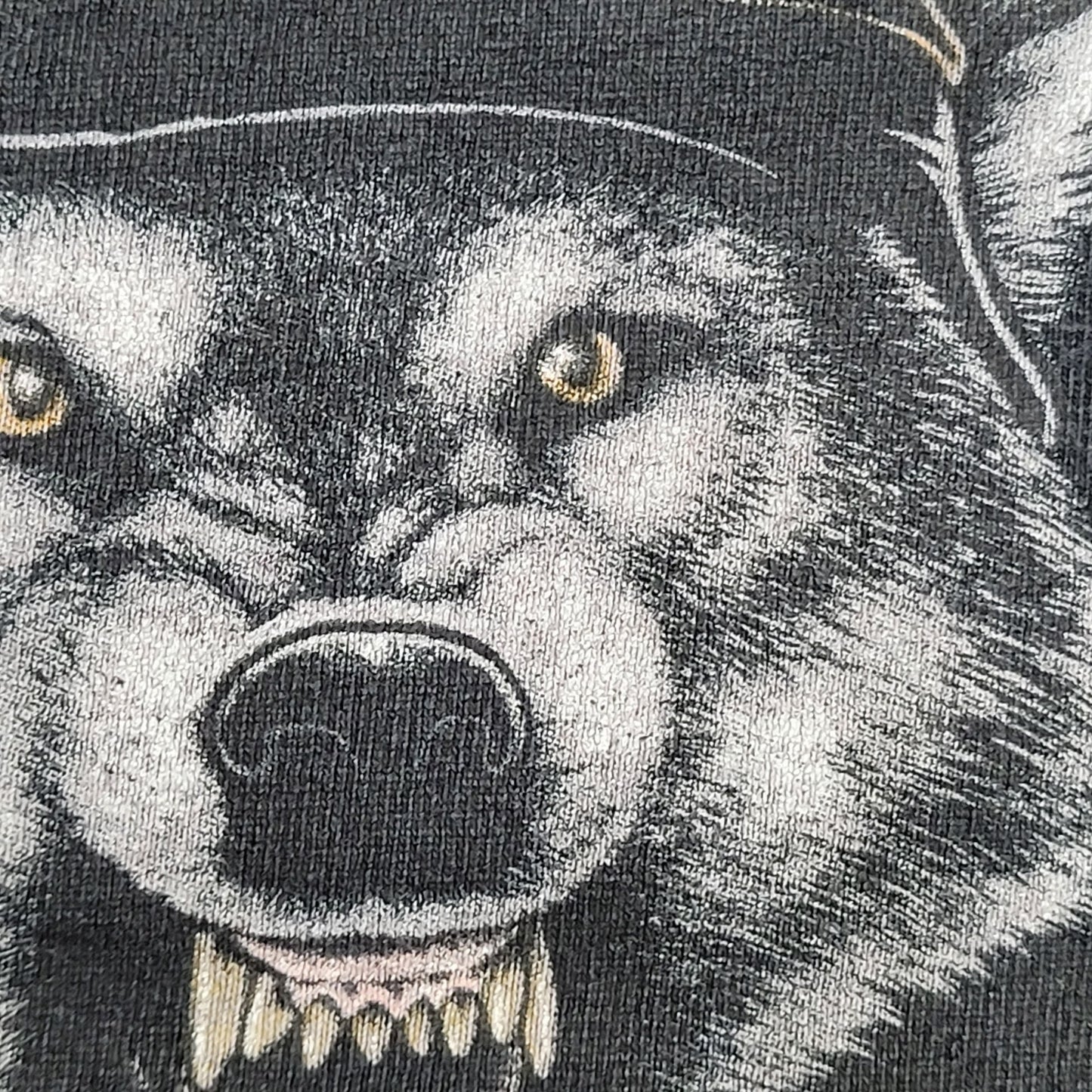 Dog Wolf Shirt XL 23x27 Black