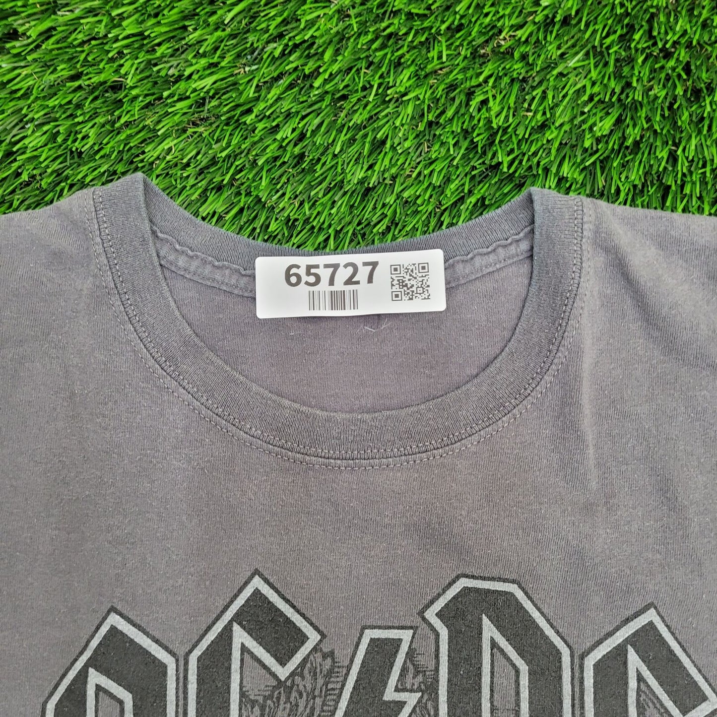 ACDC Shirt Large 21x27 Gray