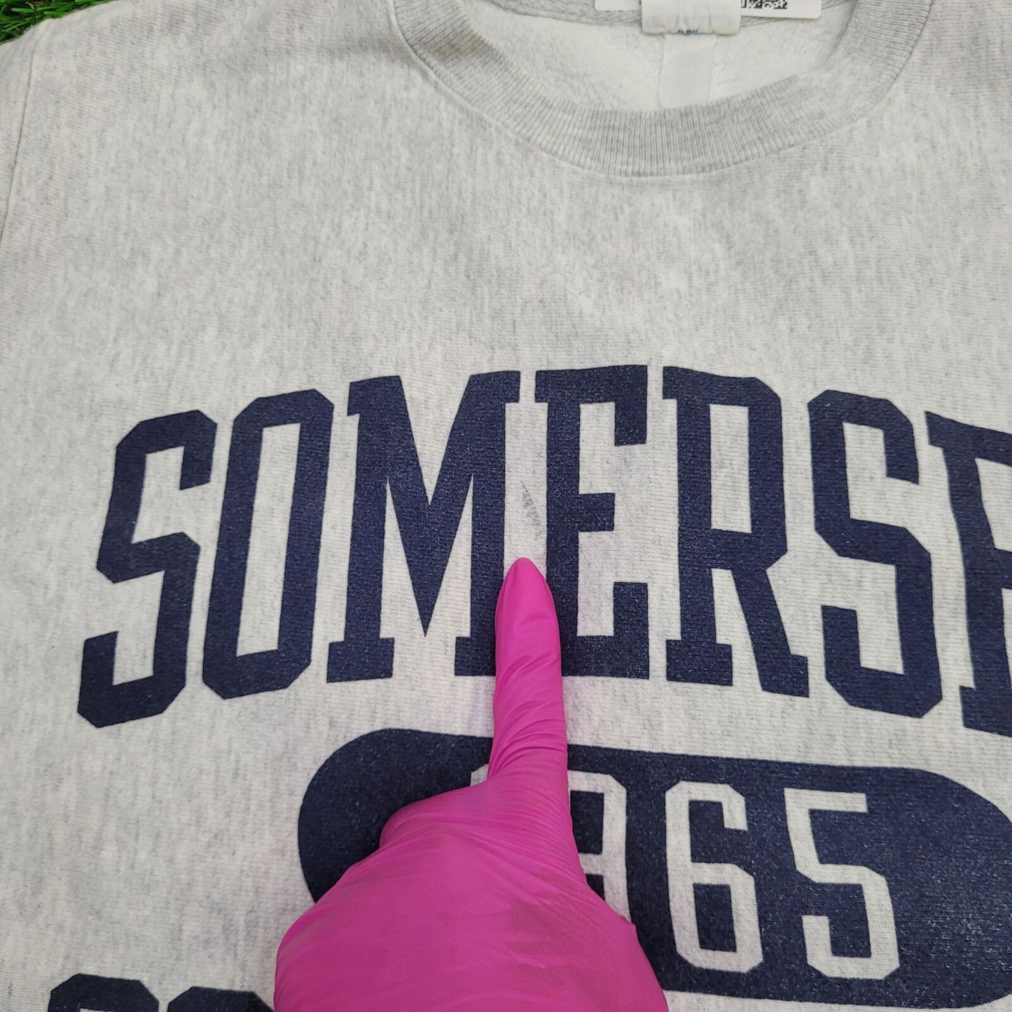 Vintage Somerset College Sweatshirt Small 21x23 Community