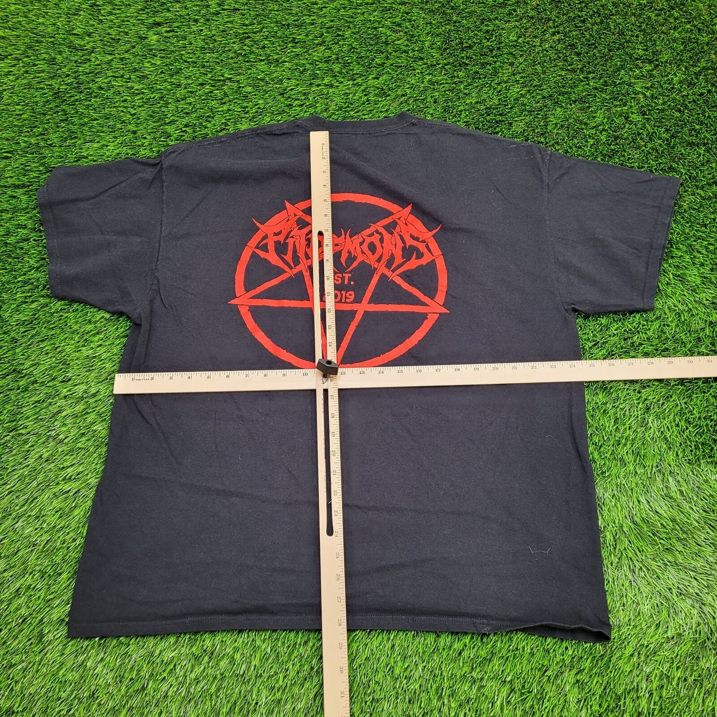 Fit-Demons Pentagram Shirt XL 24x28 Black