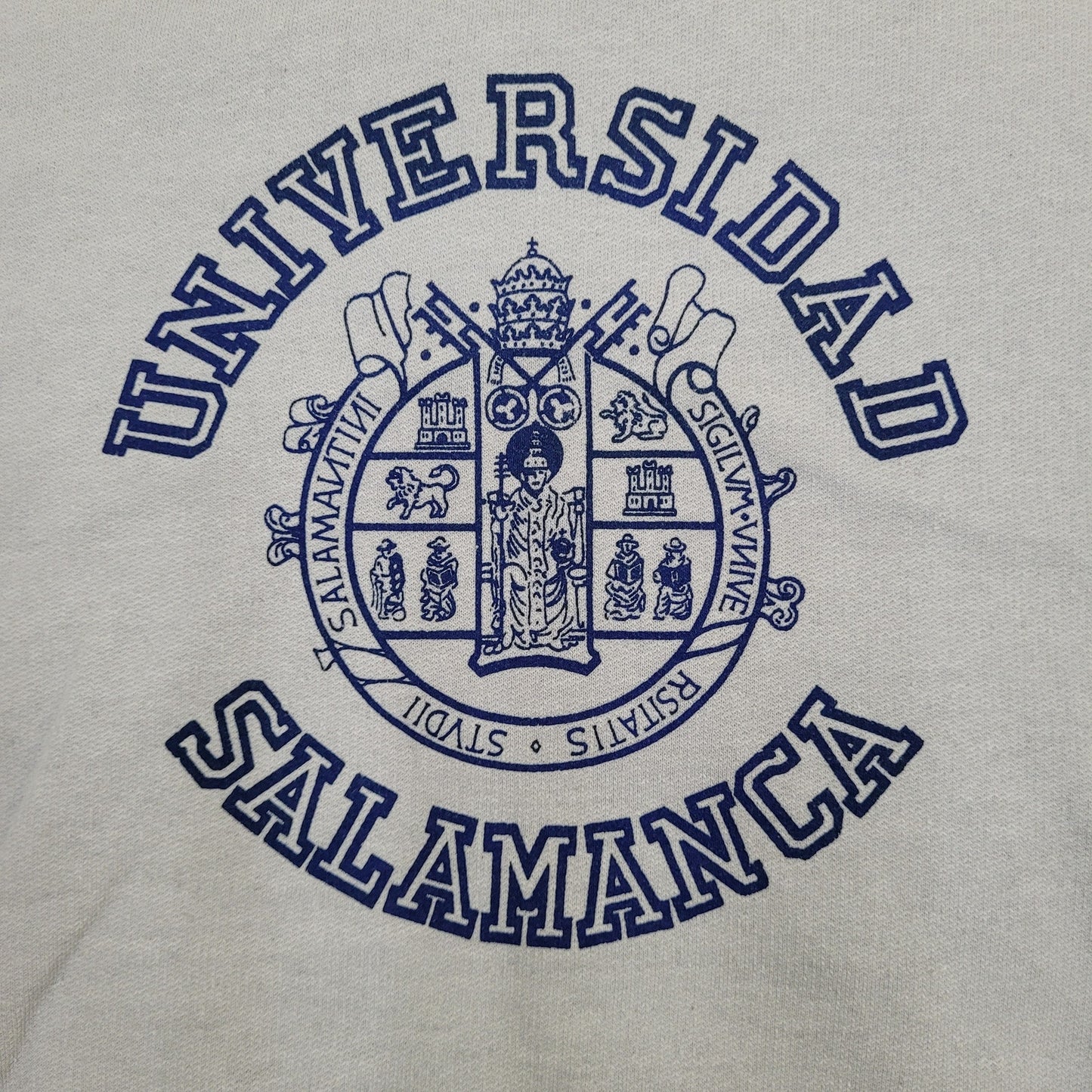 Vintage University-of Salamanca Sweatshirt Women Small 21x24