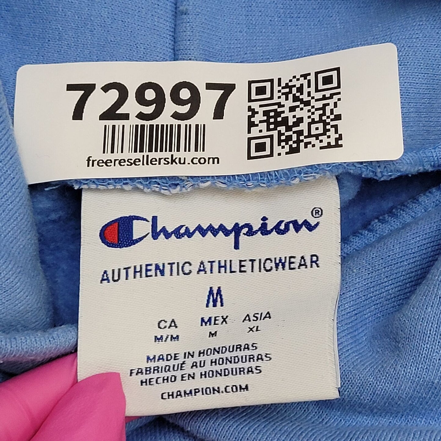 Champion Mount-Mary Hoodie Womens Medium 21x24 Blue