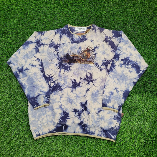 Bird Sweatshirt Medium 23x26 Blue