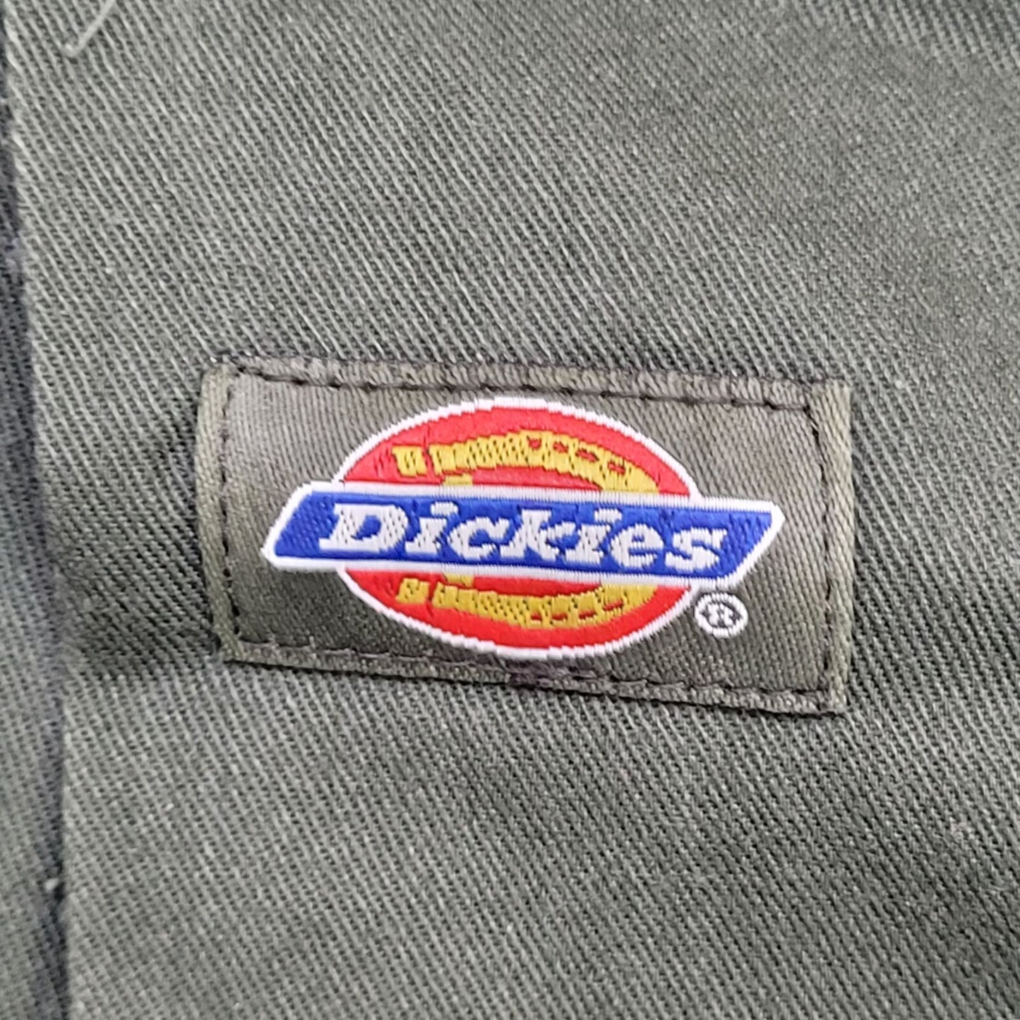 DICKIES Button Shirt XL 26x33 Baggy Green