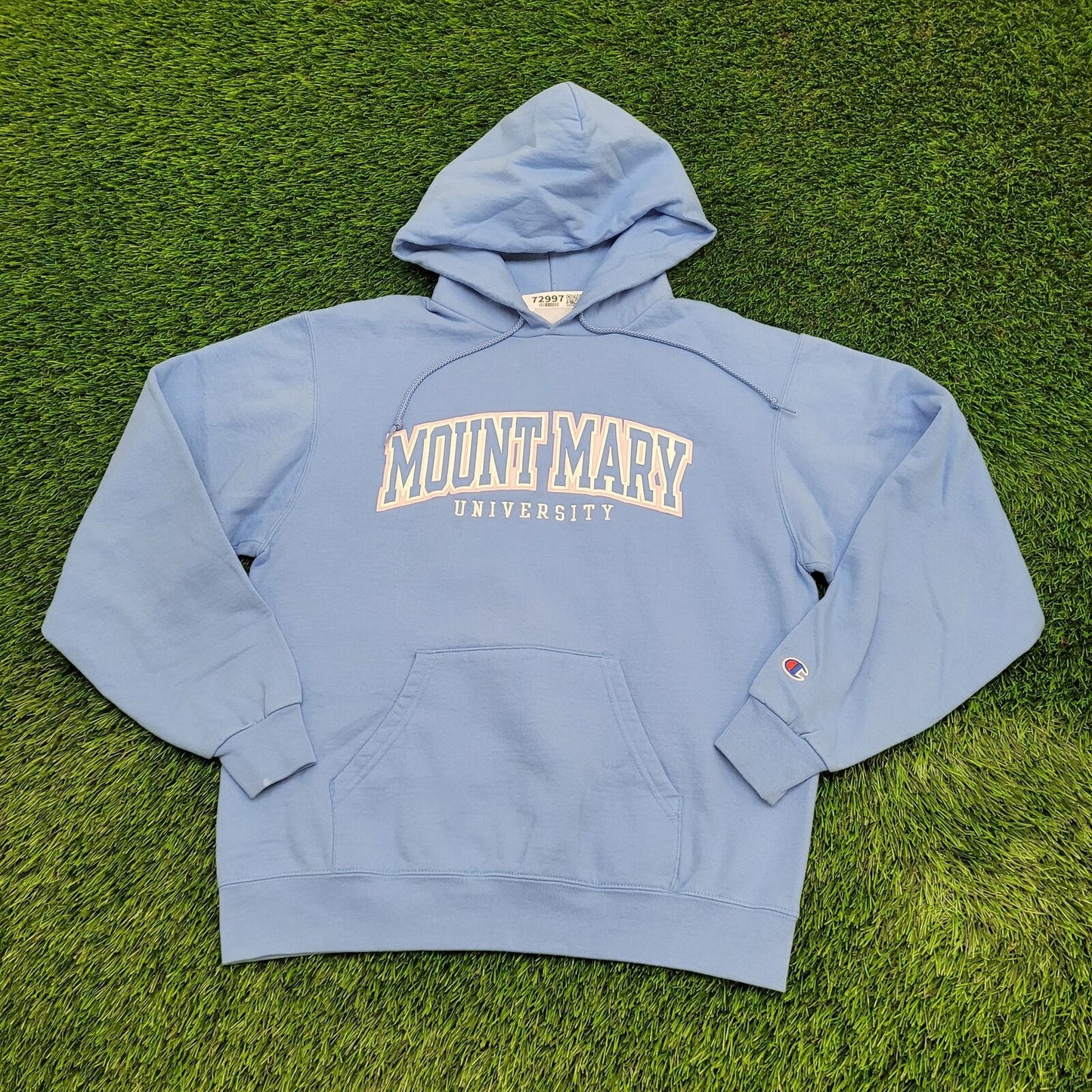 Champion Mount-Mary Hoodie Womens Medium 21x24 Blue