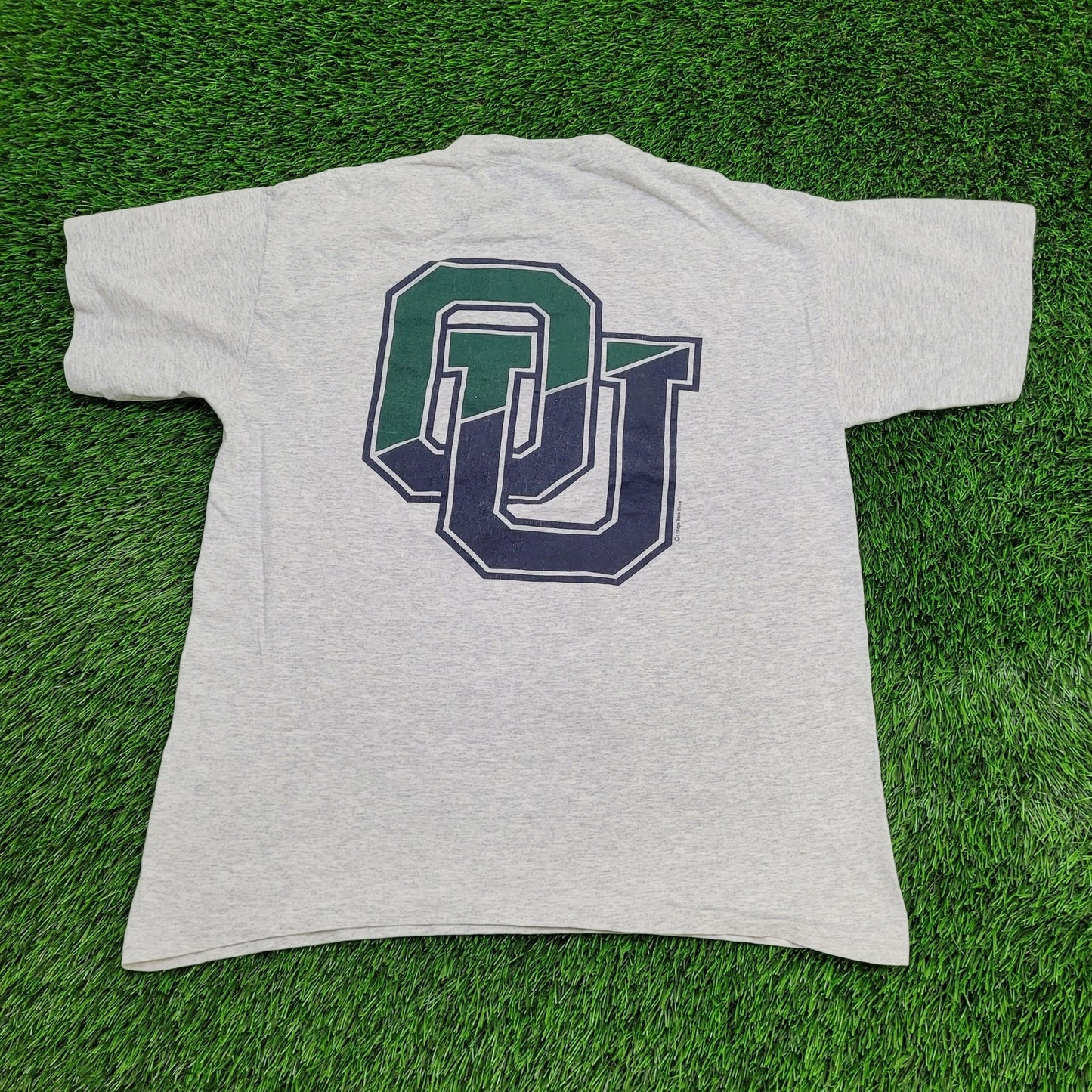 Vintage Ohio University Shirt Large 21x26 Gray