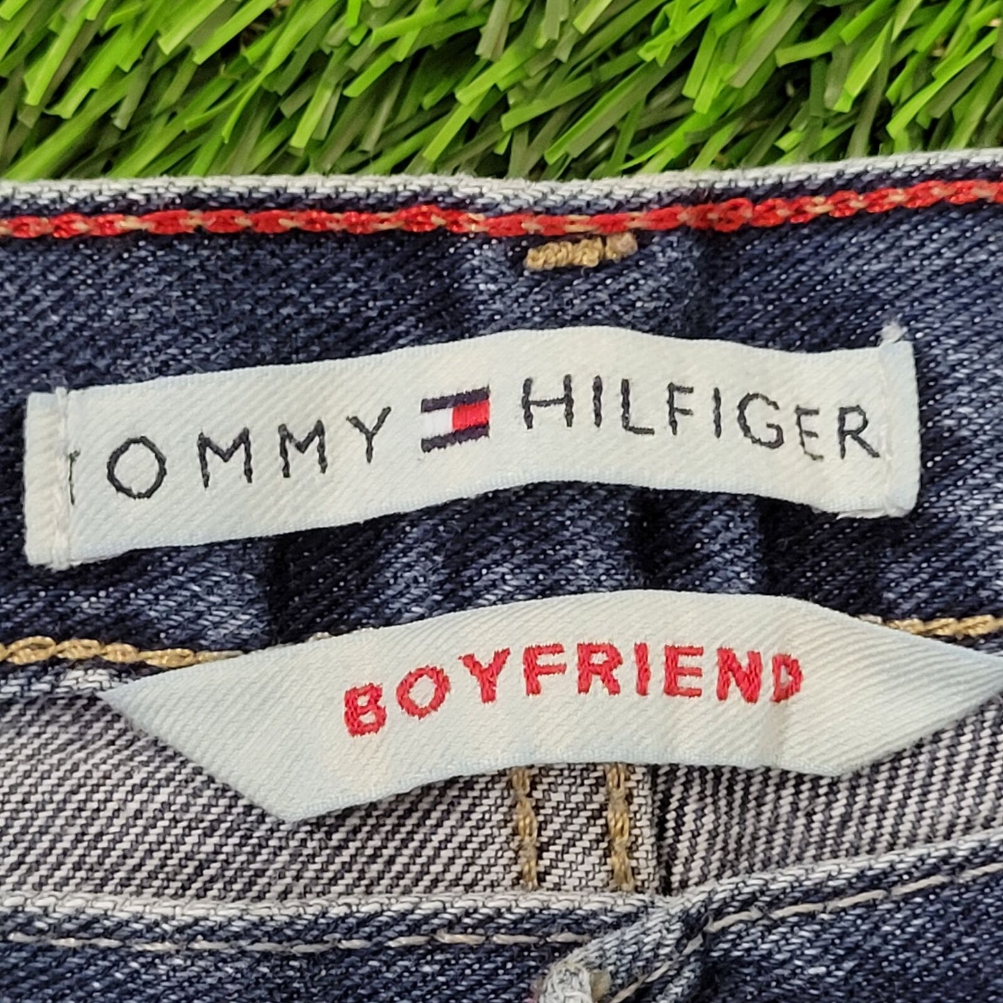 Vintage Tommy-Hilfiger BF Baggy Jeans Women 16/17 35x32 Blue