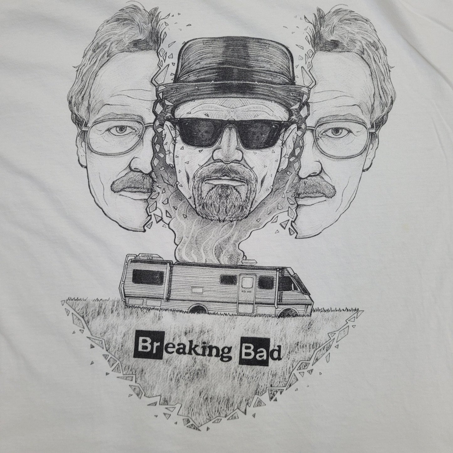 Breaking-Bad Crop-Top Shirt Womens XL 22x24 White