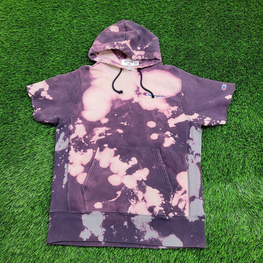 Champion Upcycled Hoodie Large 22x28 Purple