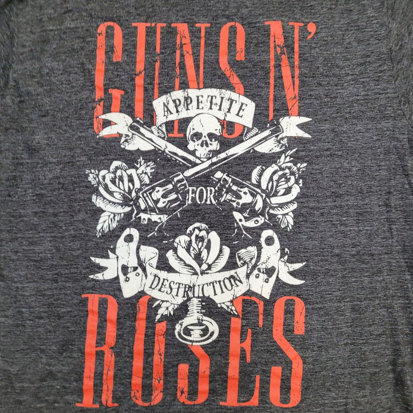 Guns-N-Roses Shirt Womens Large 20x26 Gray