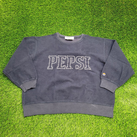 Vintage Pepsi Sweatshirt Womens XL/2XL 27x24 Baggy Y2K