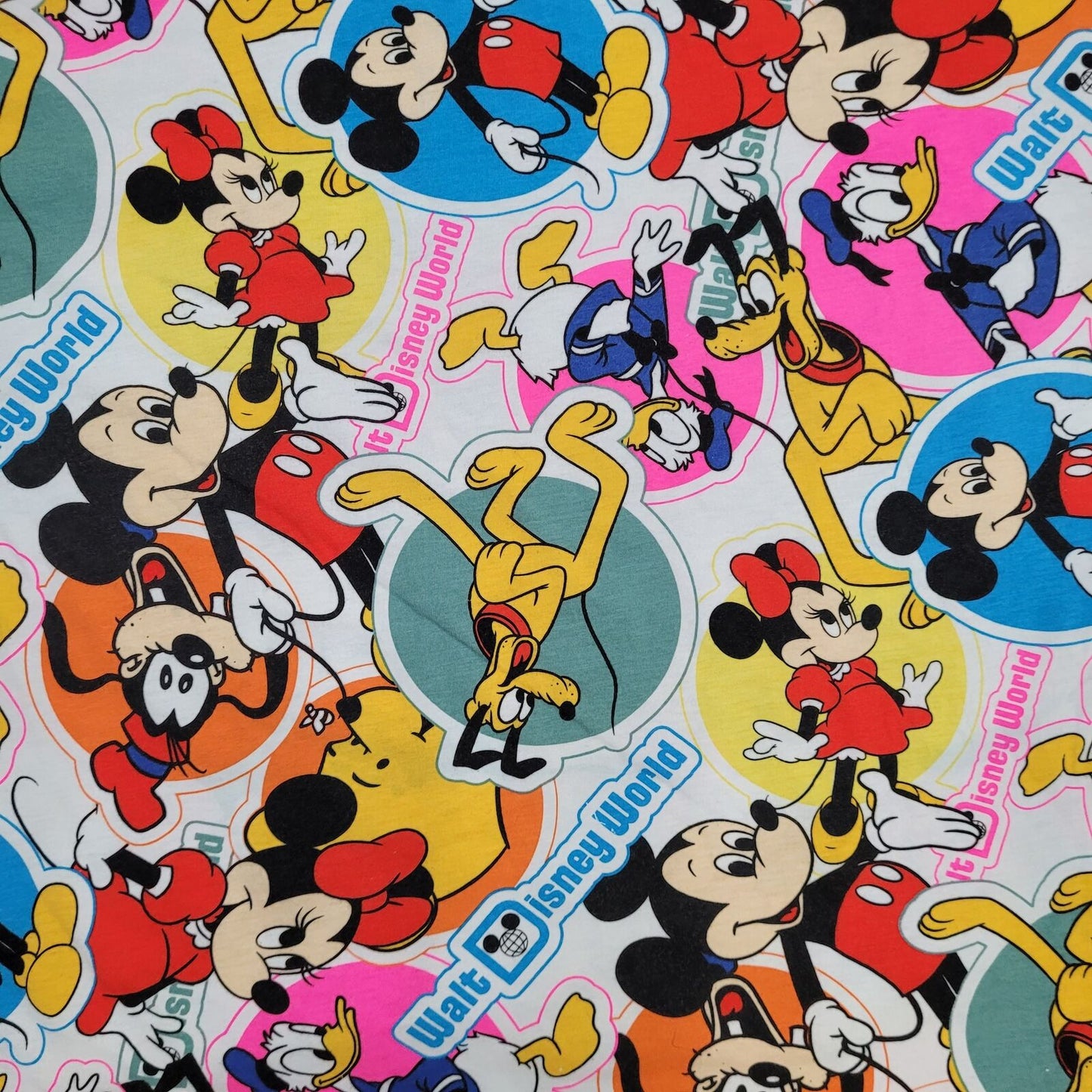 Disney AOP Shirt Womens Medium 22x24 Oversized