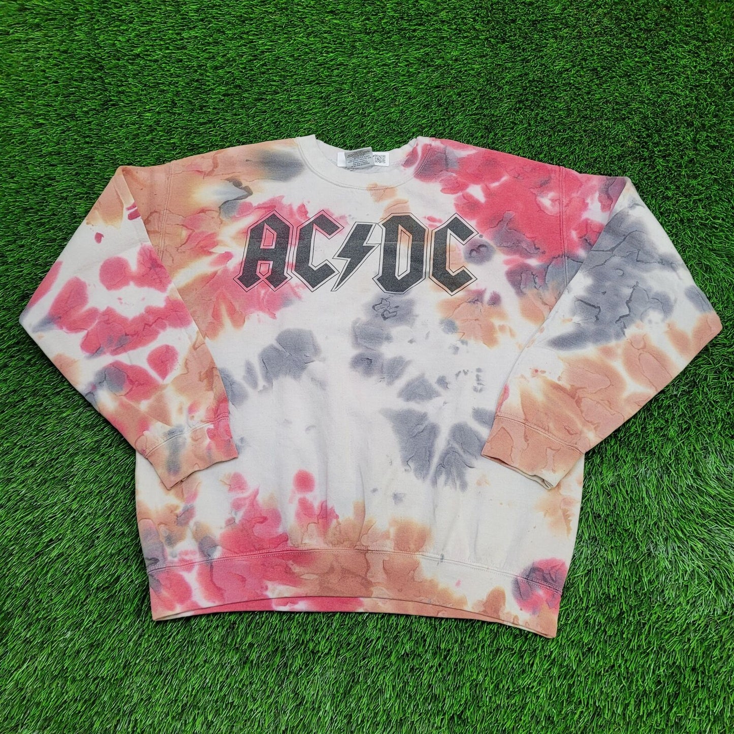 ACDC Sweatshirt Womens Medium 23x23 Red