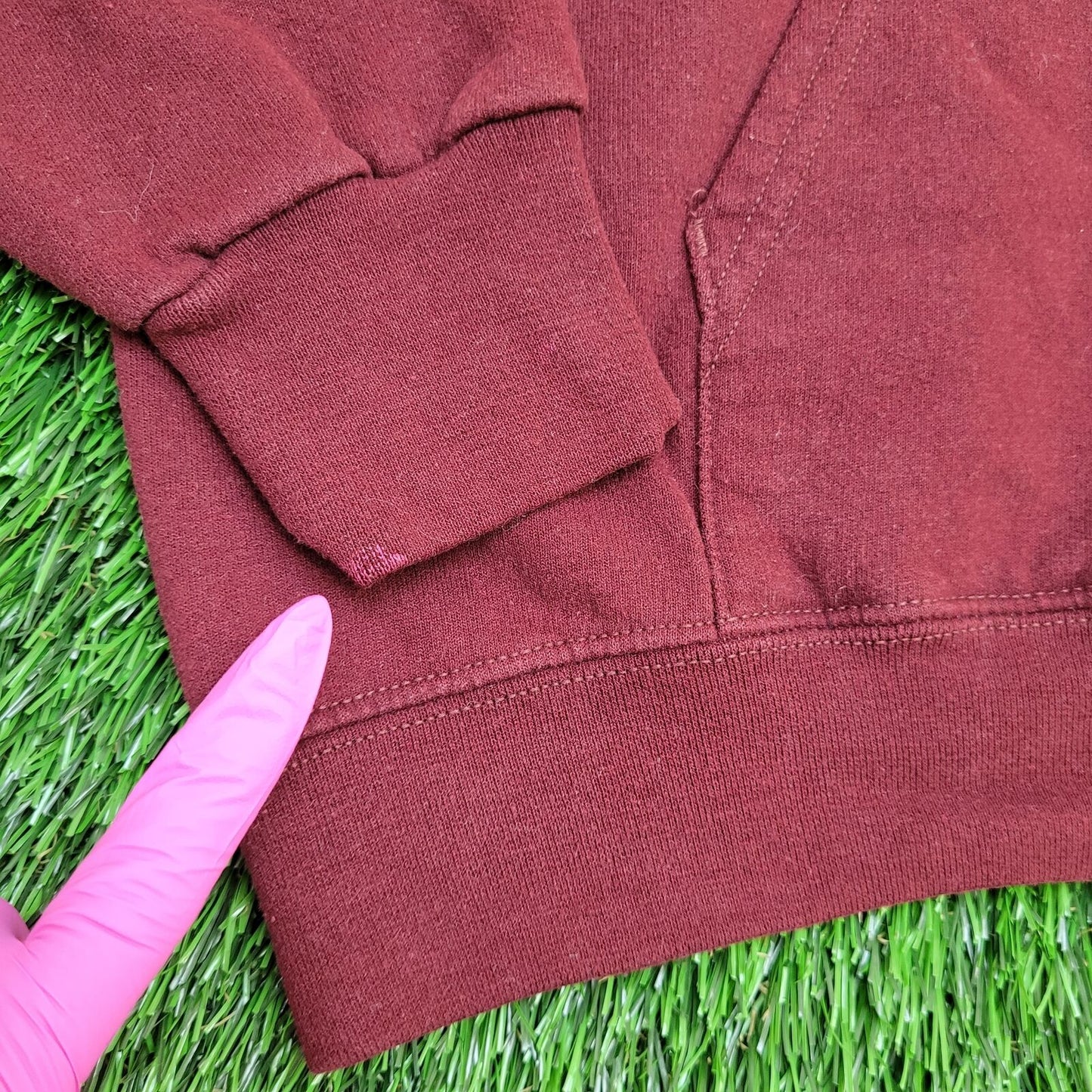 Champion x Fairleigh Dickinson Hoodie - M 21x24 Burgundy